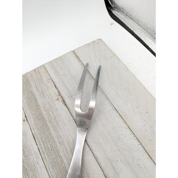 Vintage Flint Arrowhead Stainless USA Small Serving Meat Fork Small 11" USA - Picture 5 of 8